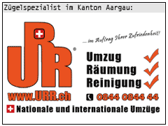 URR-Service AG, Aarau. Nationale und Internationale Umzüge.